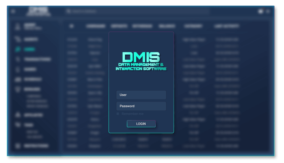 DMIS - Agent Login